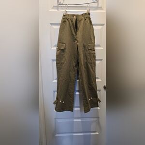 Women's Olive Cargo Pants
